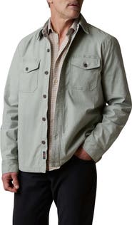Faherty Lakeside Stretch Organic Cotton CPO Jacket