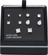 NORDSTROM RACK Set of 5 Cubic Zirconia Stud Earrings