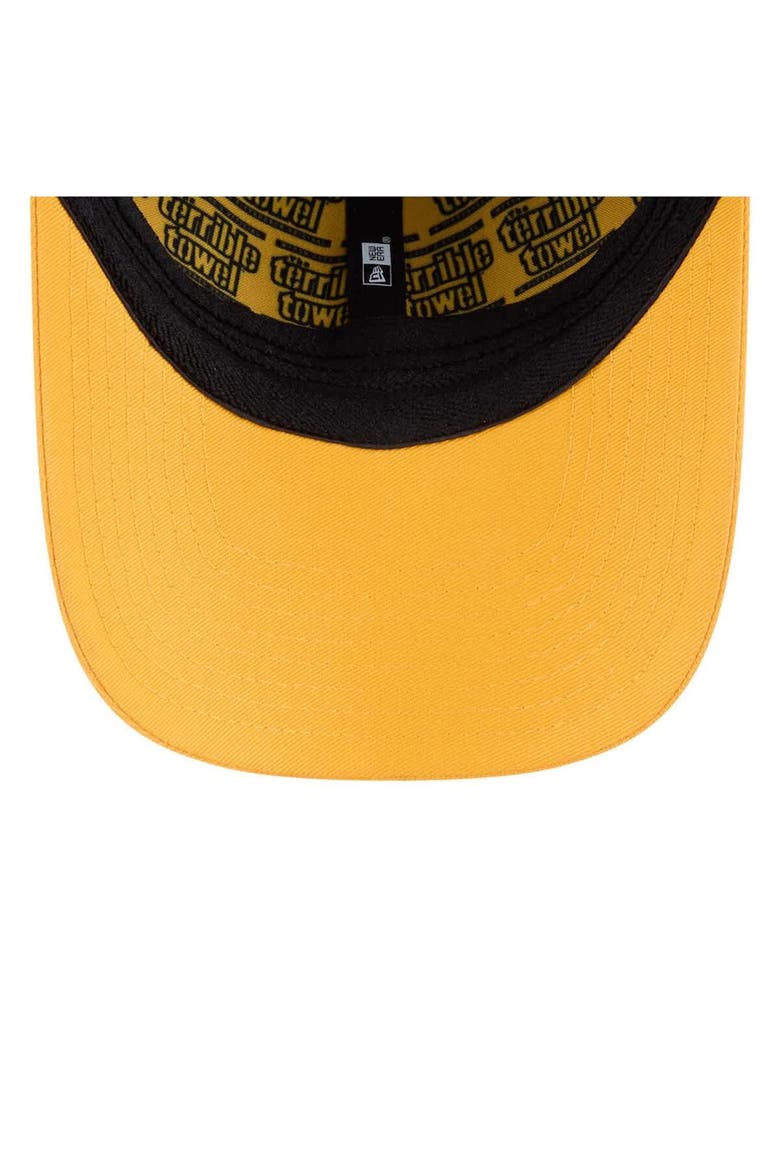 Men's New Era  Black/Gold Pittsburgh Steelers 2026 NFL Draft 39THIRTY M-Crown Flex Hat, Alternate, color, Black