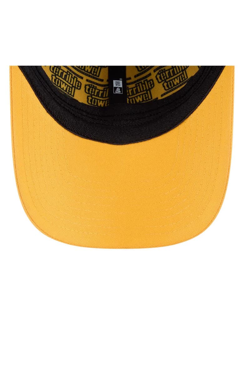 New Era Men's New Era  Black/Gold Pittsburgh Steelers 2026 NFL Draft 39THIRTY M-Crown Flex Hat, Alternate, color, Black