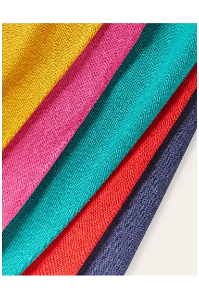 Assorted 5-Pack Solid Leggings, Alternate, color, MULTI RAINBOW