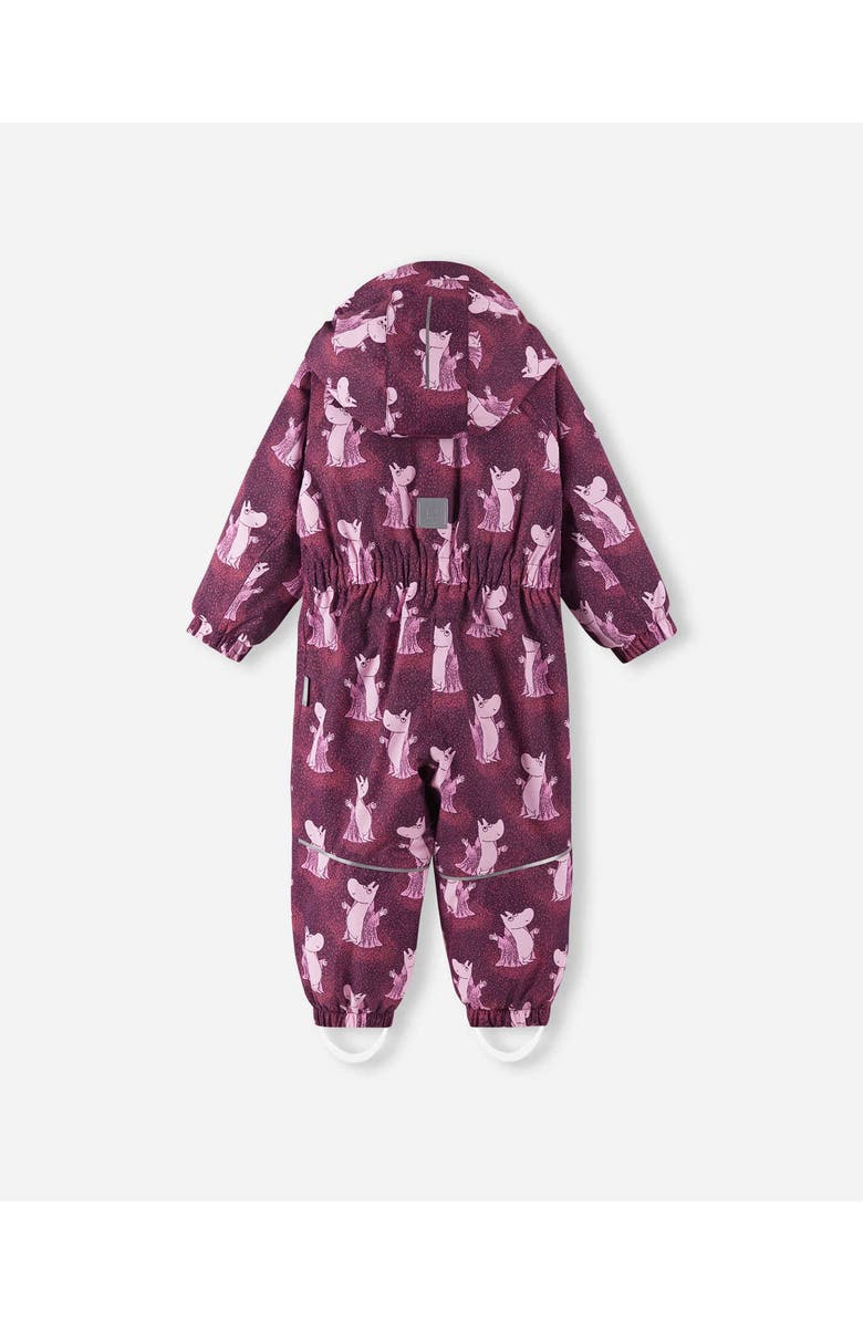 Reima Tec winter overall, Moomin Lyster, Alternate, color, Deep Purple