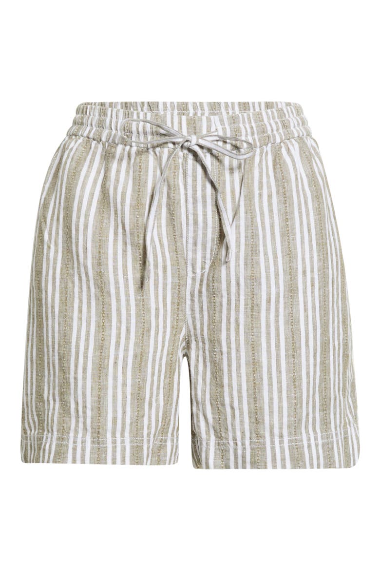 Beach Breeze Dobby Linen Easy Drawstring Shorts, Alternate, color, SEA CLAY
