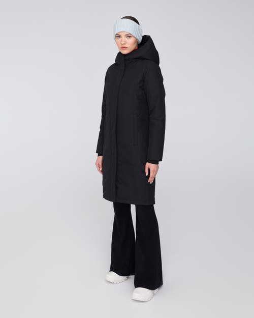 Quartz Co. Fermont | Hooded Down Winter Jacket In Black
