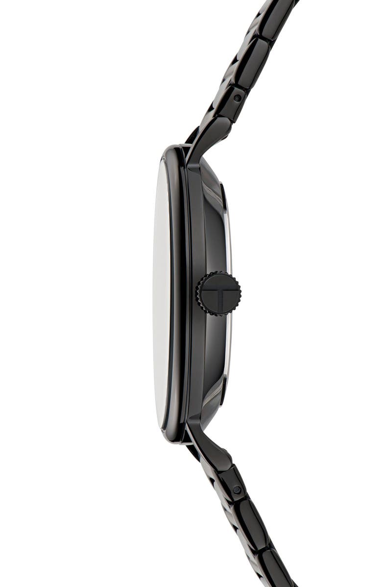 Ted Baker Recycled Stainless Steel Bracelet Watch, Alternate, color,