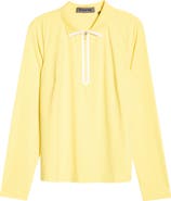 G/FORE Silky Tech Nylon Long Sleeve Golf Polo