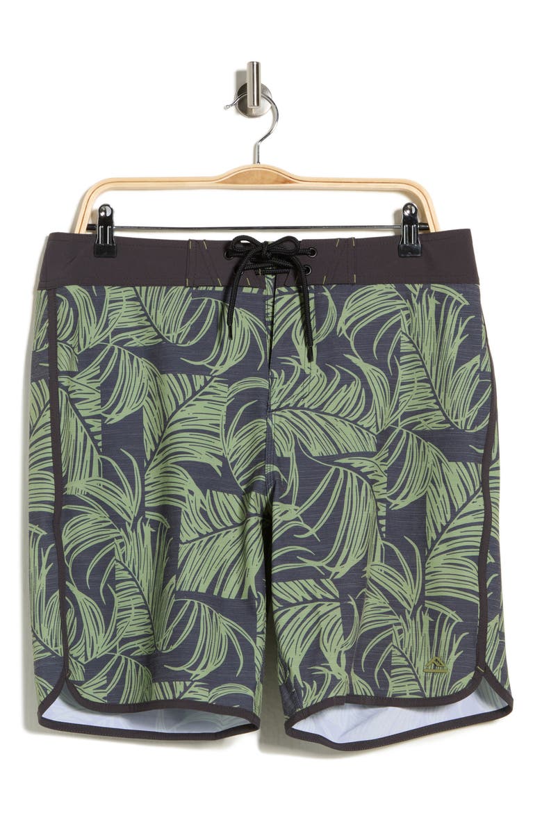 Rogan Board Shorts, Alternate, color, MOSS STONE