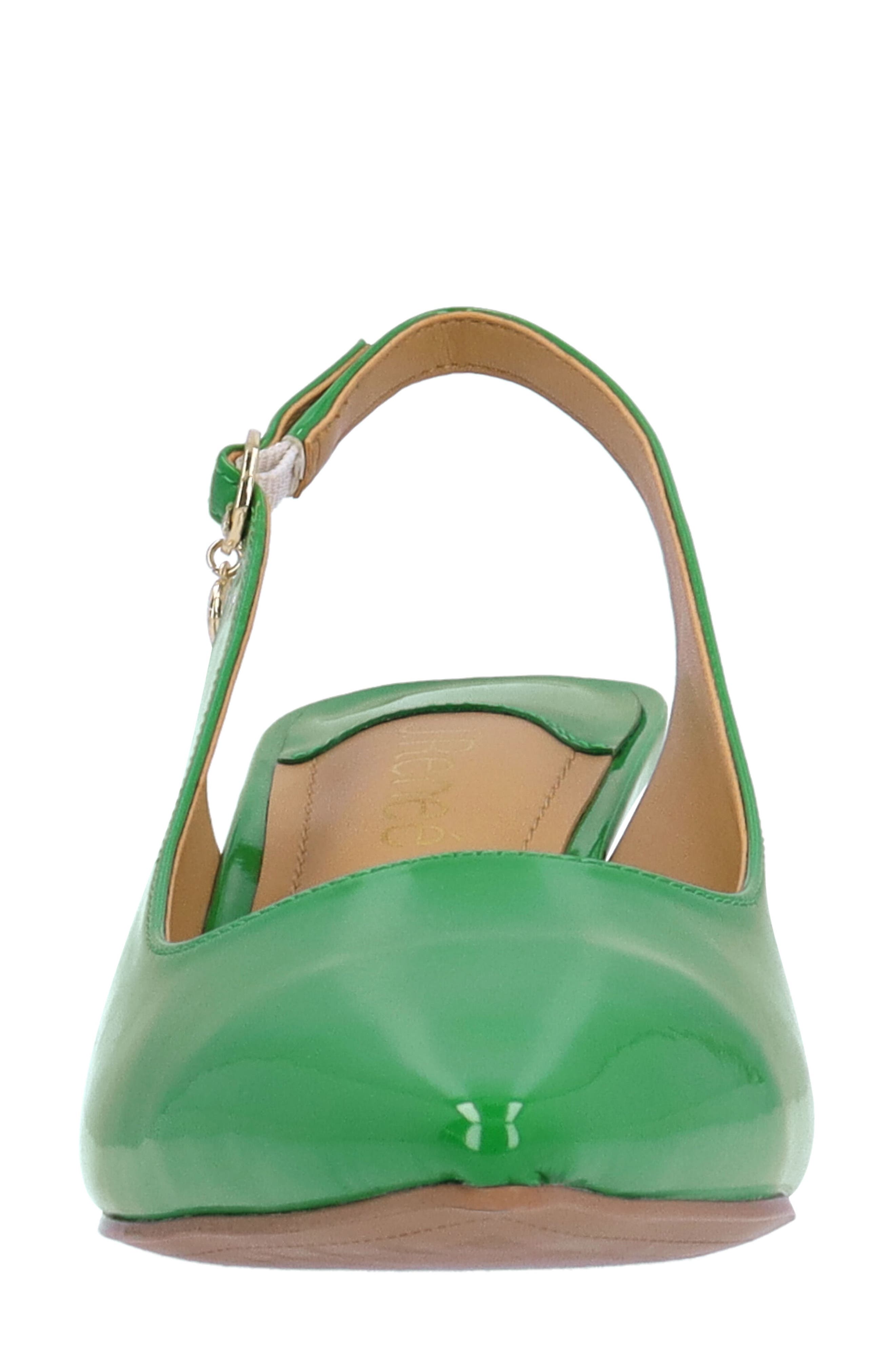 J. Reneé Ferryanne Pointed Toe Slingback Pump, Alternate, color, Green