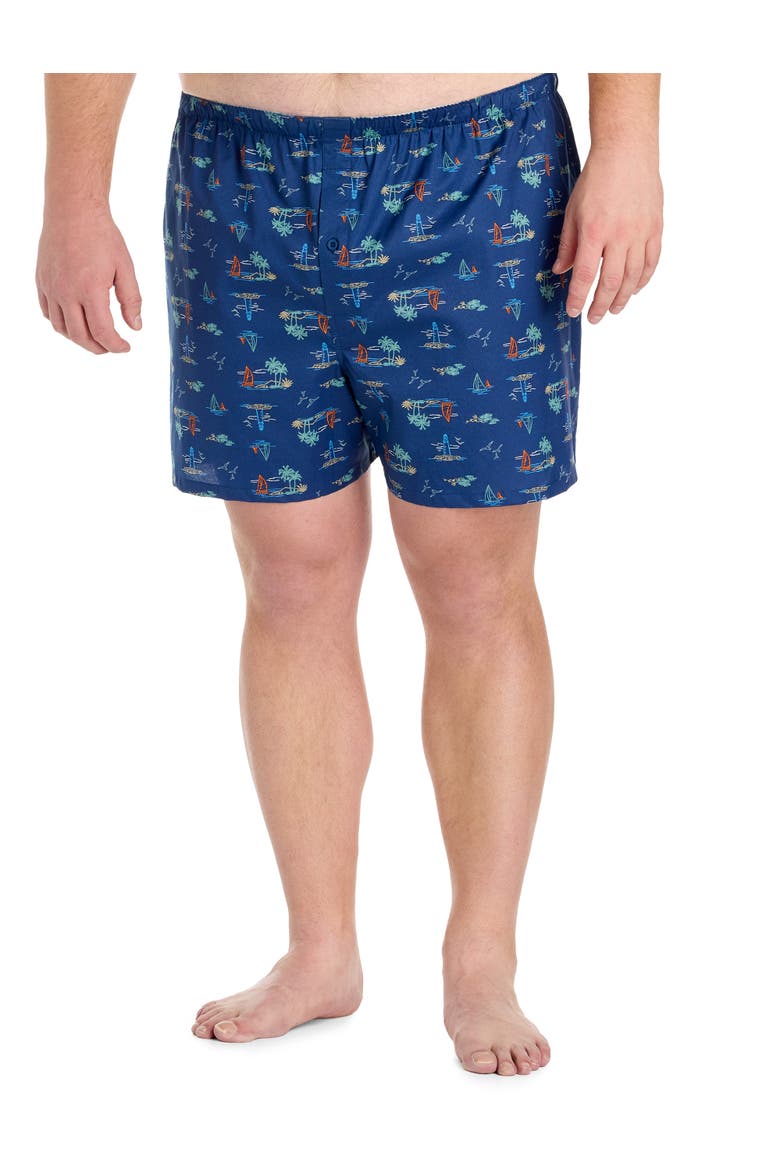 Big & Tall 3-pk Sweet Escape 4.5 Inch Woven Boxers, Alternate, color, SWEET ESCAPE