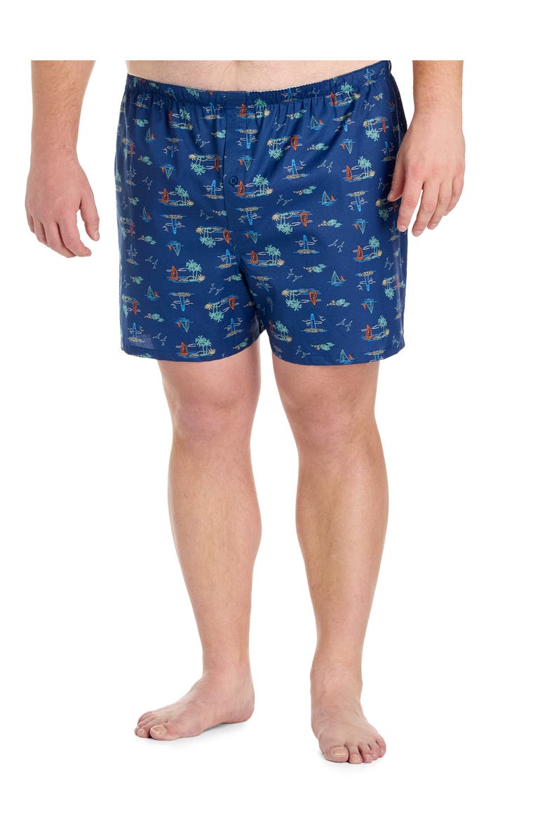 Harbor Bay by DXL Big & Tall 3-pk Sweet Escape 4.5 Inch Woven Boxers, Alternate, color, Sweet Escape