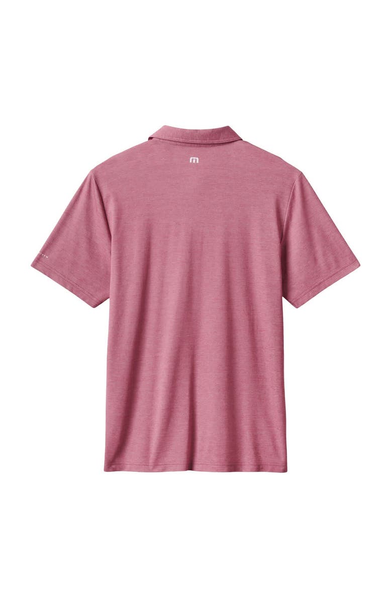 TravisMathew Men's TravisMathew Heather Red Cincinnati Reds Playoff Pitch Polo, Alternate, color, Heather Red