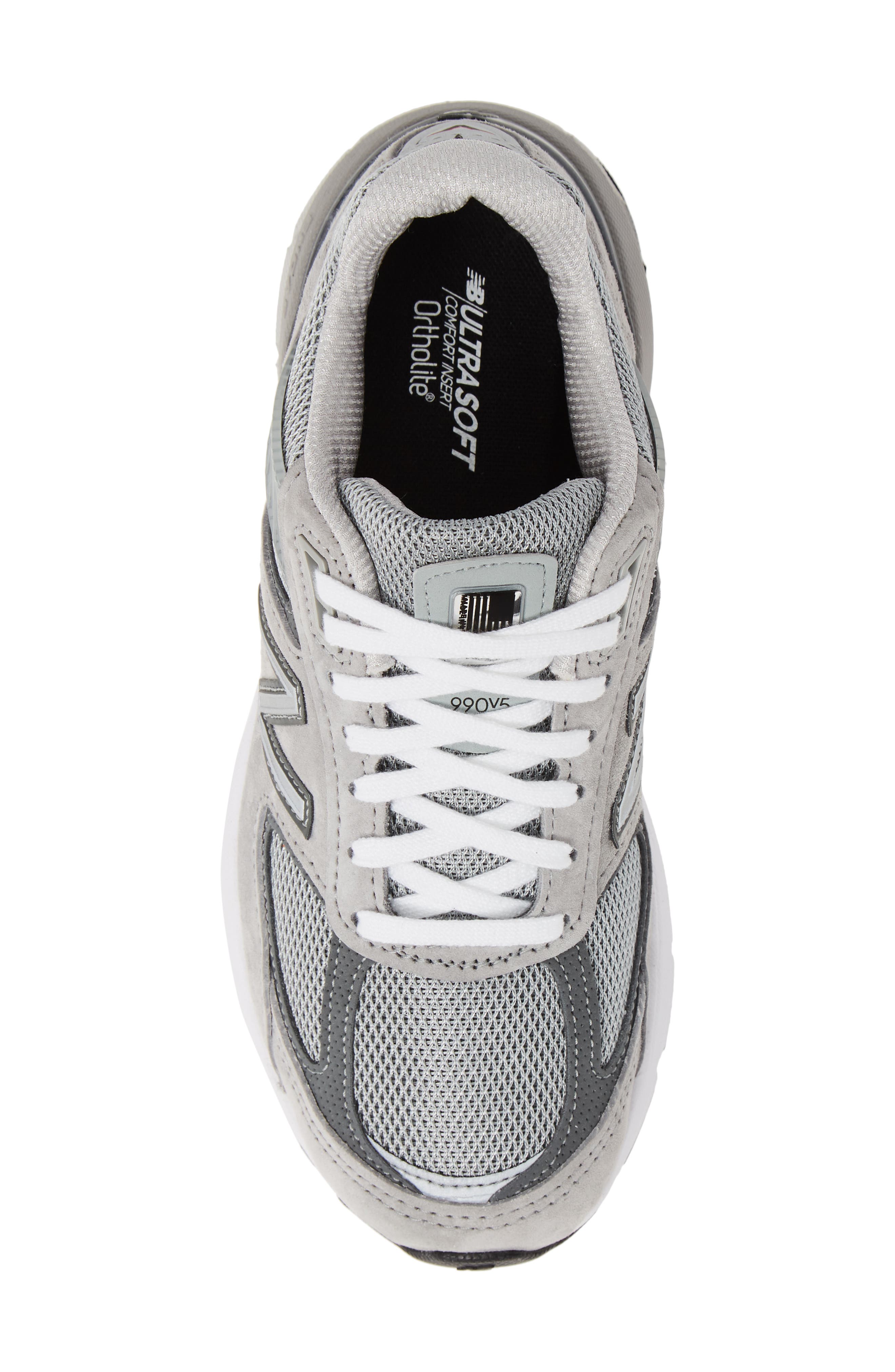 990v5 Sneaker, Alternate, color, GREY