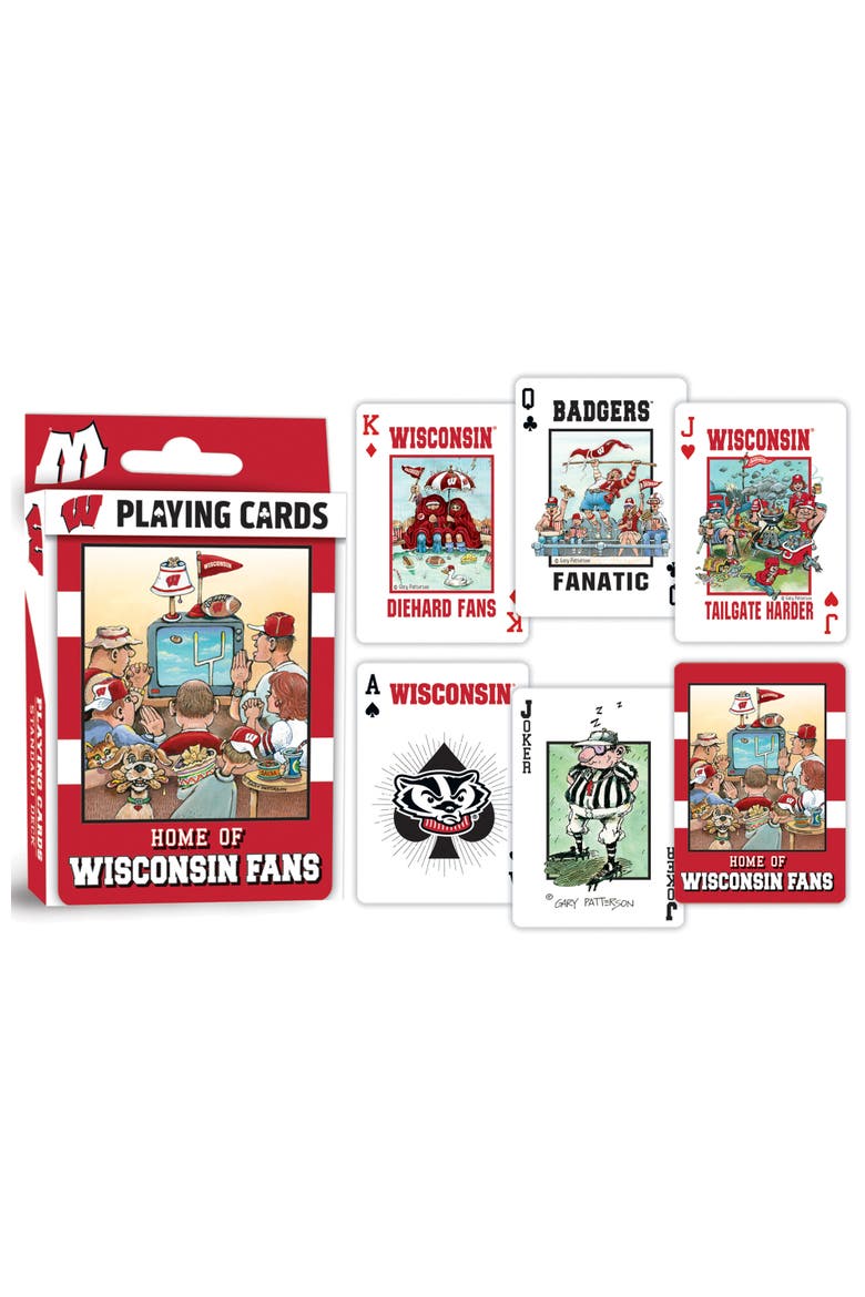 Wisconsin Badgers Fan Deck Playing Cards, Alternate, color, Multicolor