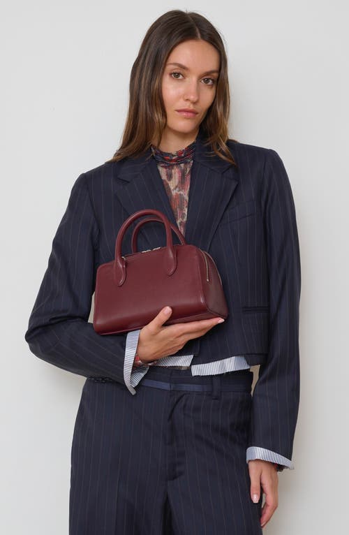 We-ar4 The Ivy 22 Leather Satchel In Burgundy