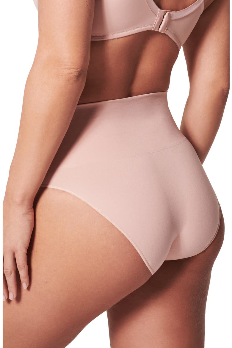 SPANXshape™ ExtraOrdinary Briefs, Alternate, color, VINTAGE ROSE