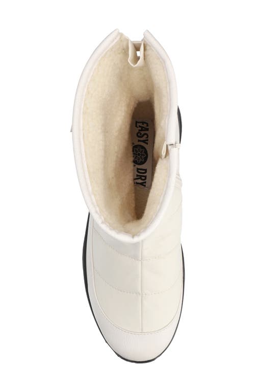 Bella Vita Quilted Boot In White