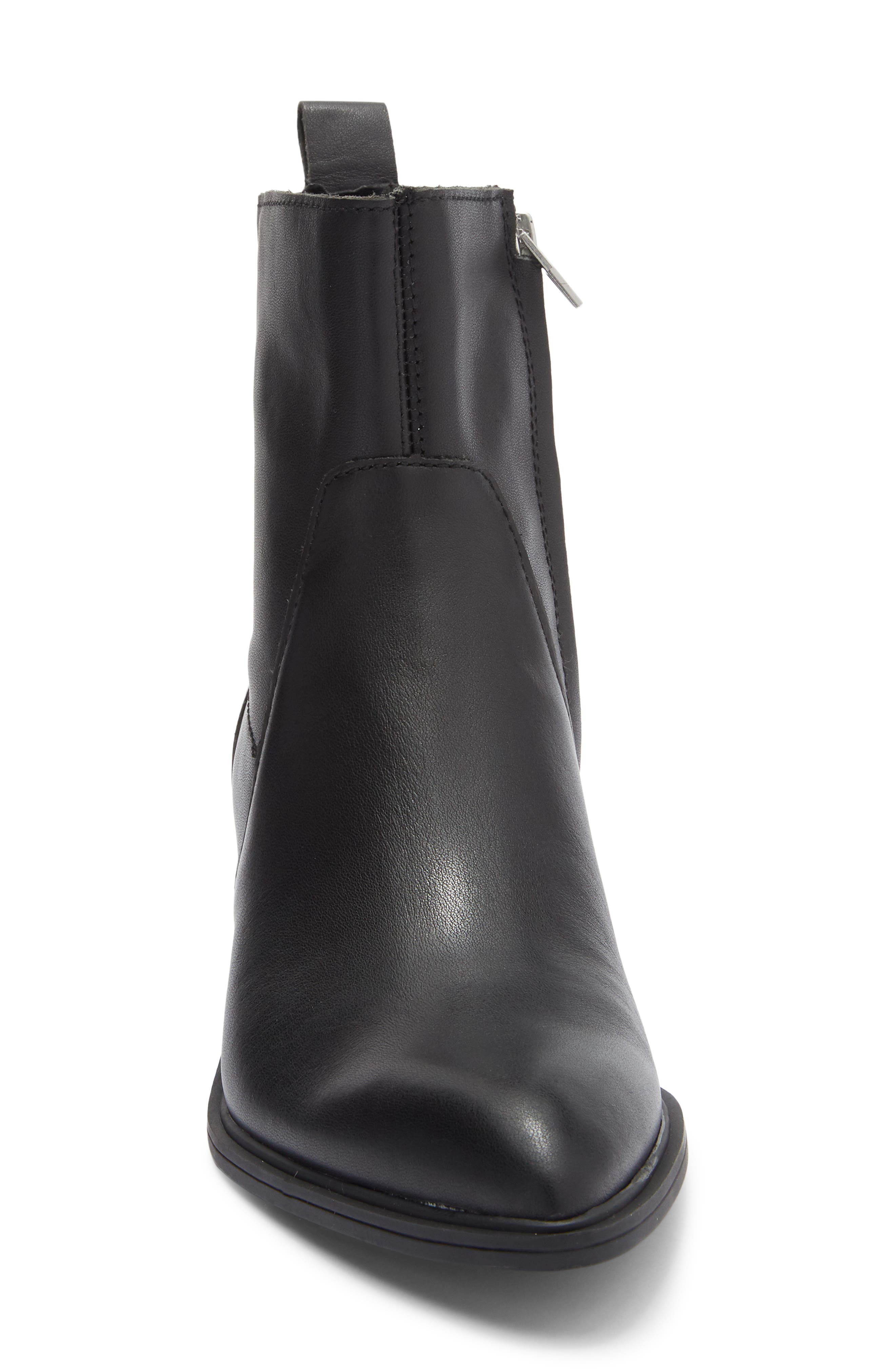 Dolce Vita Briele Pointed Toe Bootie, Alternate, color, Black Leather