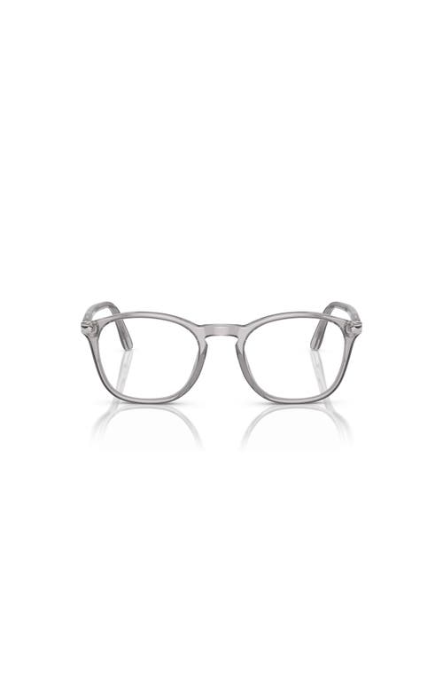 Persol 50mm Square Optical Glasses In Gray