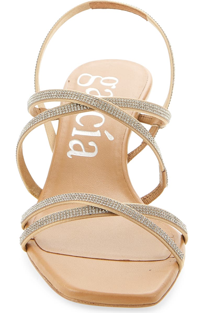 Pedro Garcia Aday Slingback Sandal, Alternate, color, Brulee Satin