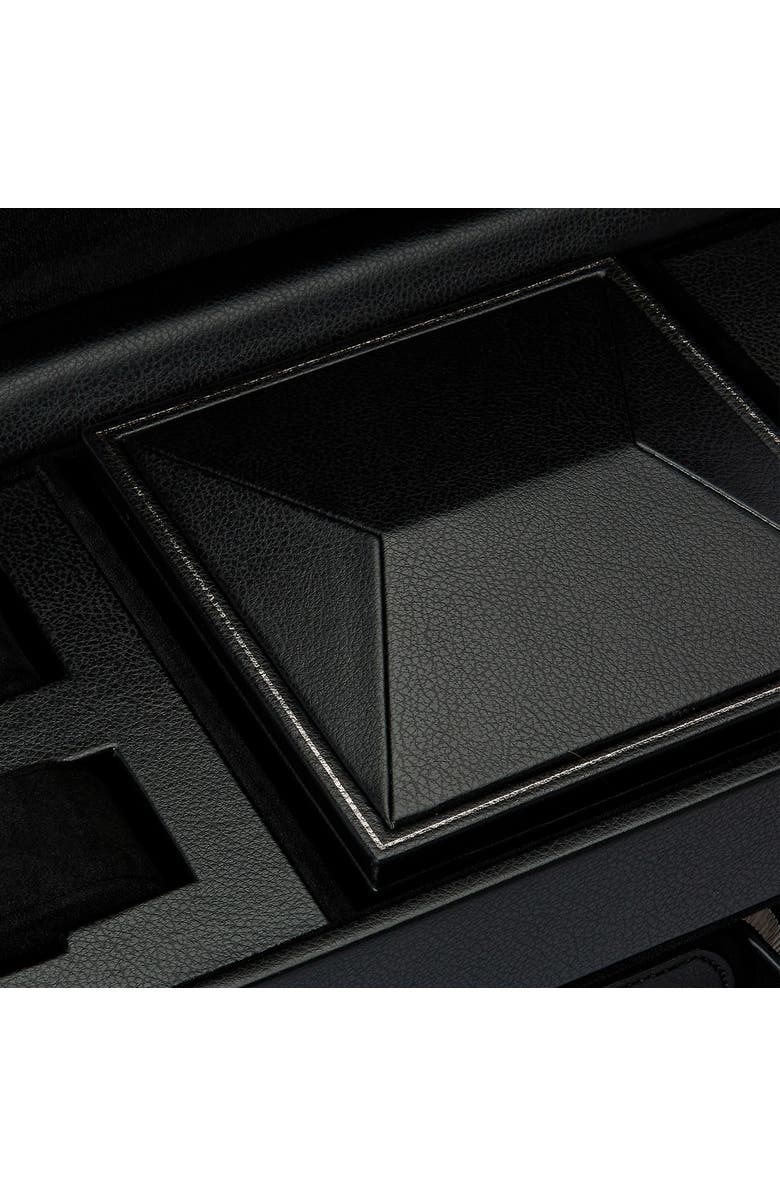 WOLF British Racing Triple Watch Winder with Storage, Alternate, color, Black