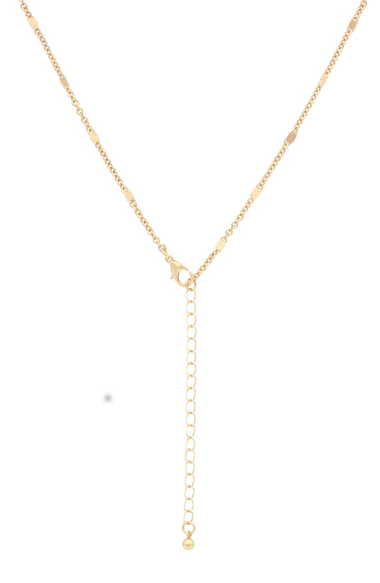 OLIVIA WELLES Anissa Tassel Pendant Necklace, Alternate, color, Matte Gold / Navy
