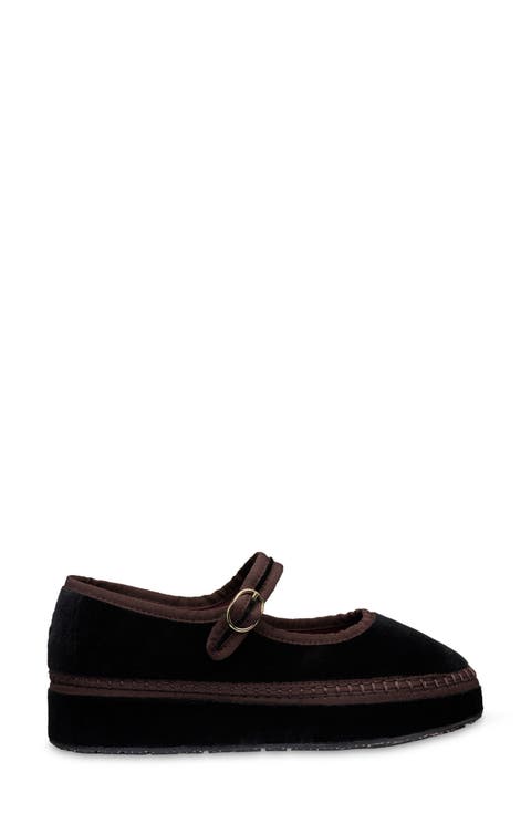Double Sethe Platform Mary Jane Flat