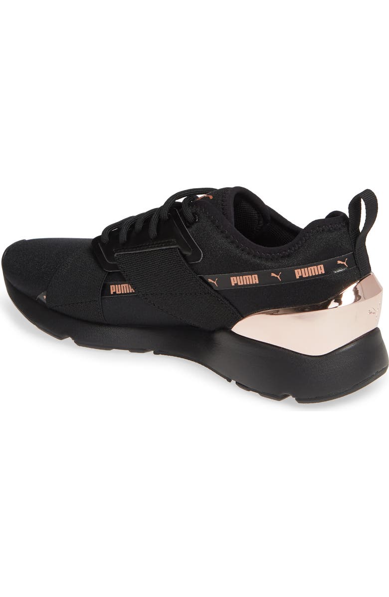 PUMA Muse X-2 Metallic Sneaker, Alternate, color,