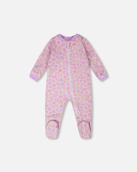 Organic Cotton Animal Print One-Piece Pyjama (Baby)
