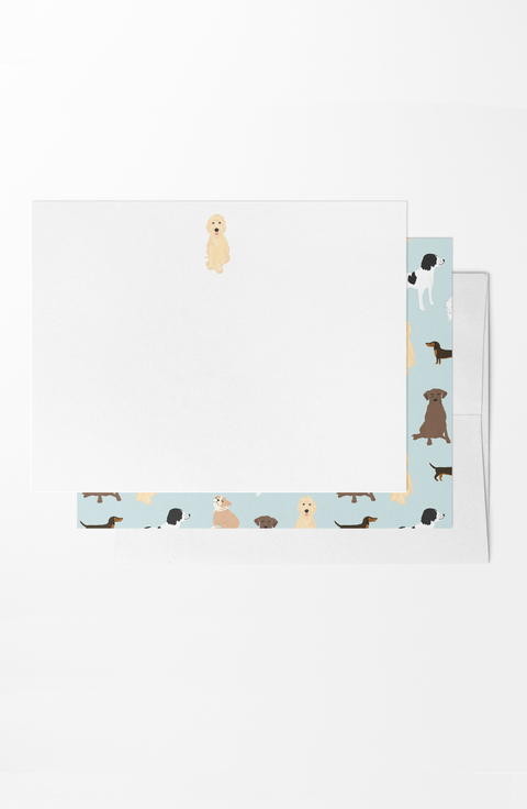 8 Boxed Dog Lover Notecards Stationery