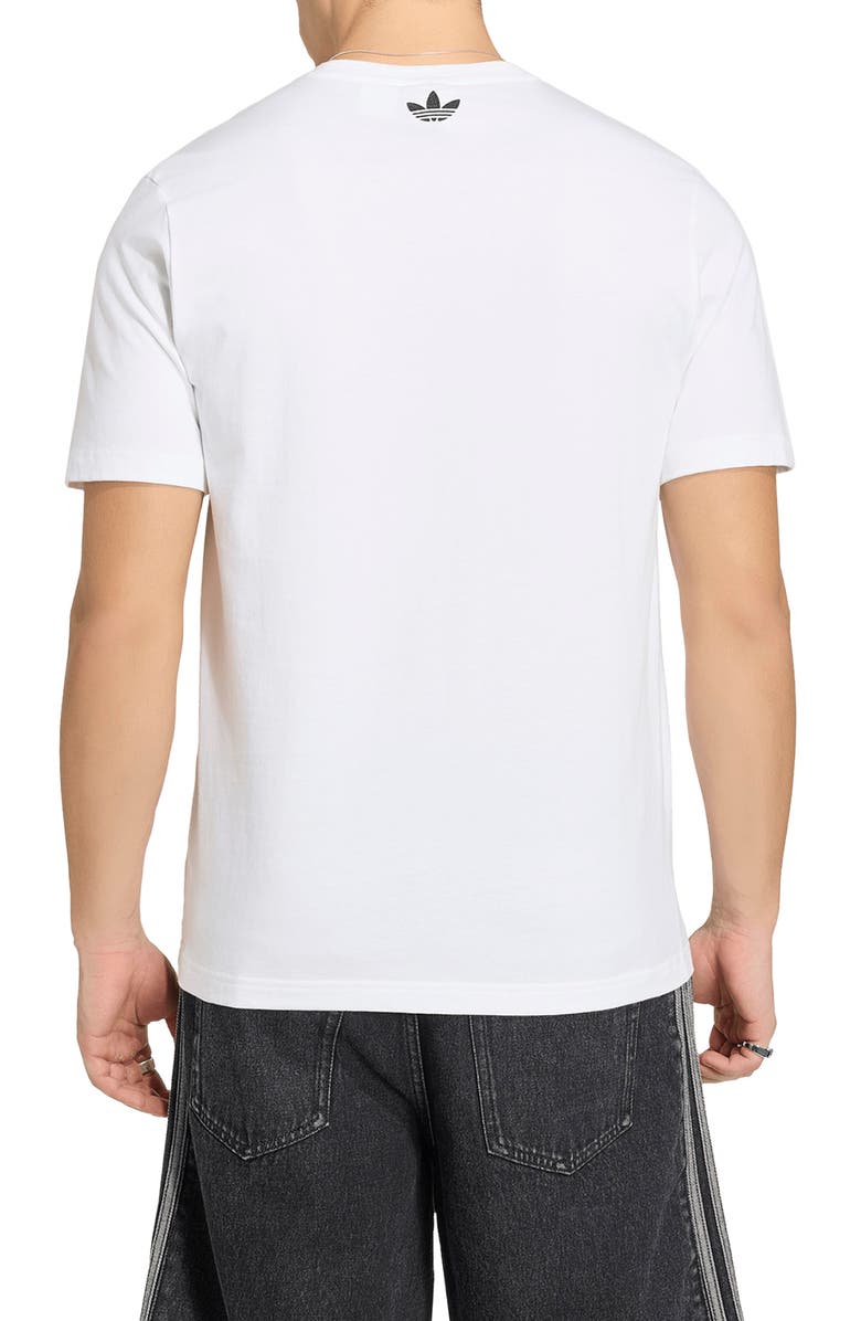 adidas Anime Soccer Cotton Graphic T-Shirt, Alternate, color, White/ /