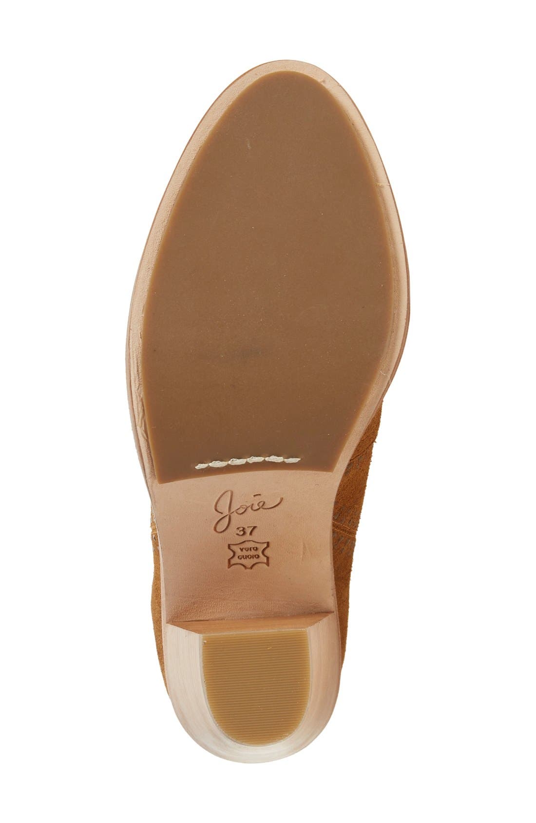 'Monte' Suede Bootie (Nordstrom Exclusive), Alternate, color, WHISKEY SUEDE WITH STUDS