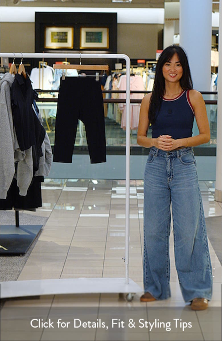 Studio High Waist Crop Leggings, sales video thumbnail