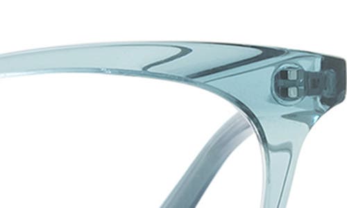 Diff Jade 51mm Blue Light Blocking Cat Eye Glasses In Blue