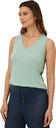 売れ筋商品|||パクト カットソー トップス レディース Women's Organic Cotton Softspun V-Neck Tank French navy Women's Softspun V-neck Tee made with Organic Cotton | Pact