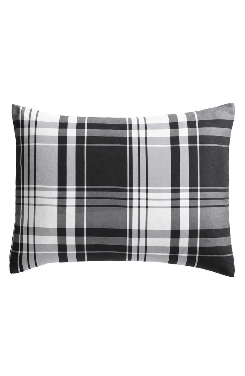 Eddie Bauer Saddle Mountain Plaid Comforter Set, Alternate, color, Black