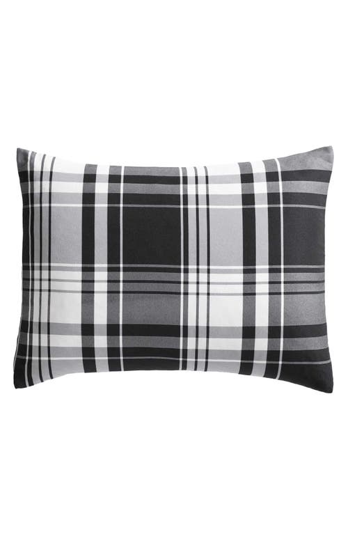 Eddie Bauer Saddle Mountain Plaid Comforter Set In Black