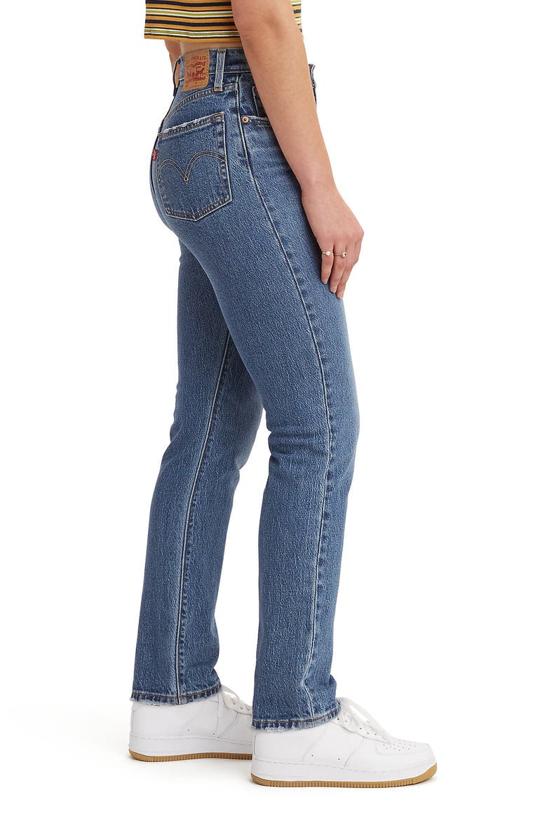 501 Straight Leg Jeans, Alternate, color, SALSA IN SEQUENCE