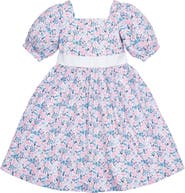 Hope & Henry Girls' Organic Puff Sleeve Party Dress, Toddler