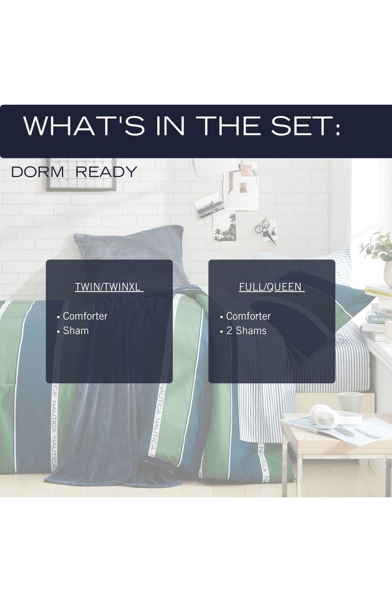 Nautica Bellecastle Comforter & Pillow Sham Set, Alternate, color, 