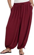 ELOQUII Drawstring Balloon Pant