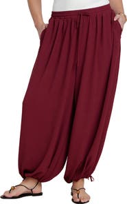 ELOQUII Drawstring Balloon Pant