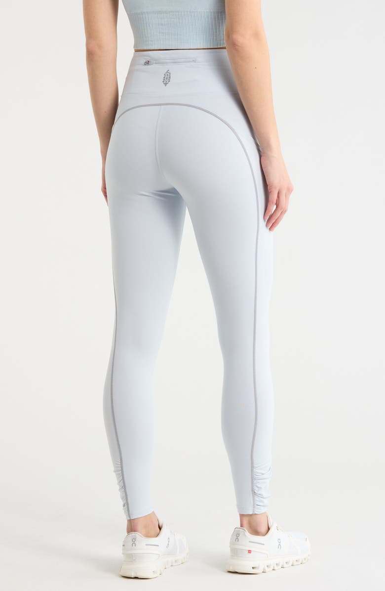 Free People FP Movement You're a Peach Pocket Leggings, Alternate, color, Grey