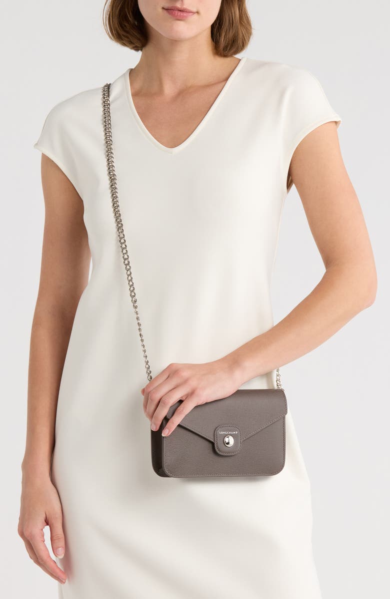 Longchamp Go Wallet on a Chain, Alternate, color, 