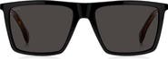 BOSS 56mm Flat Top Sunglasses