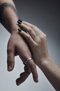 Disturbia Till Death Thin Sterling Silver Ring