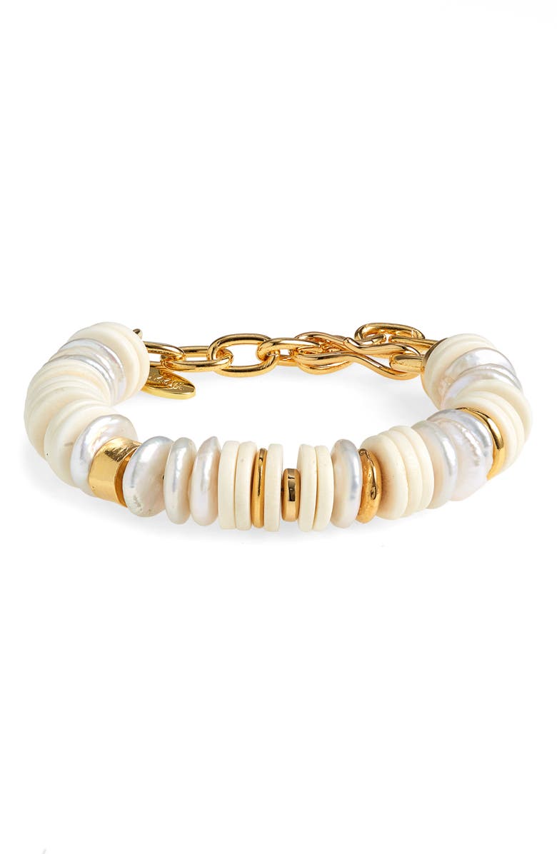 Lizzie Fortunato Candy Beaded Bracelet, Main, color, 