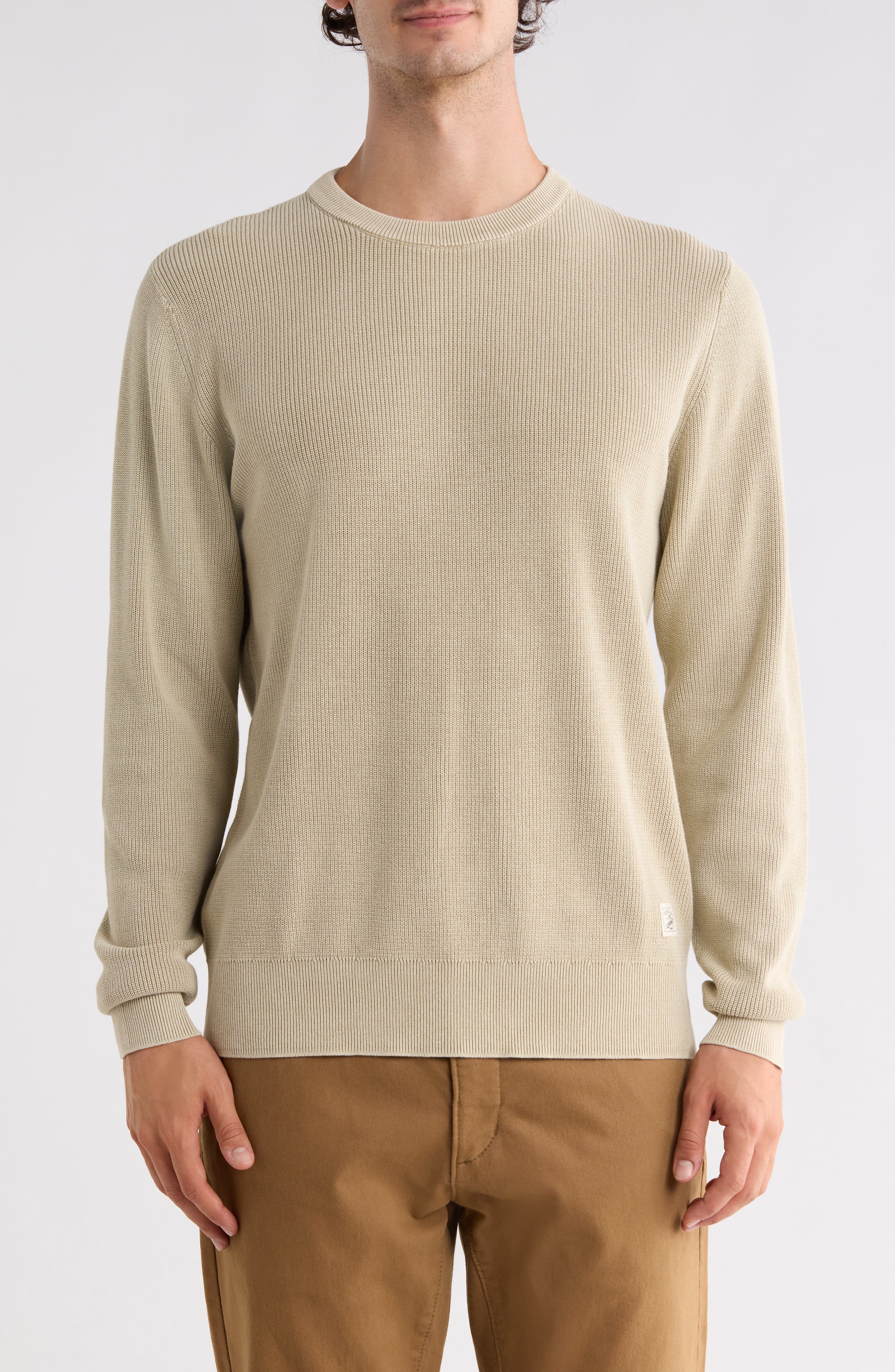 Stonewash Cotton Crewneck Sweater