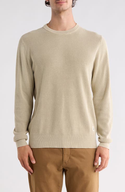 Stonewash Cotton Crewneck Sweater
