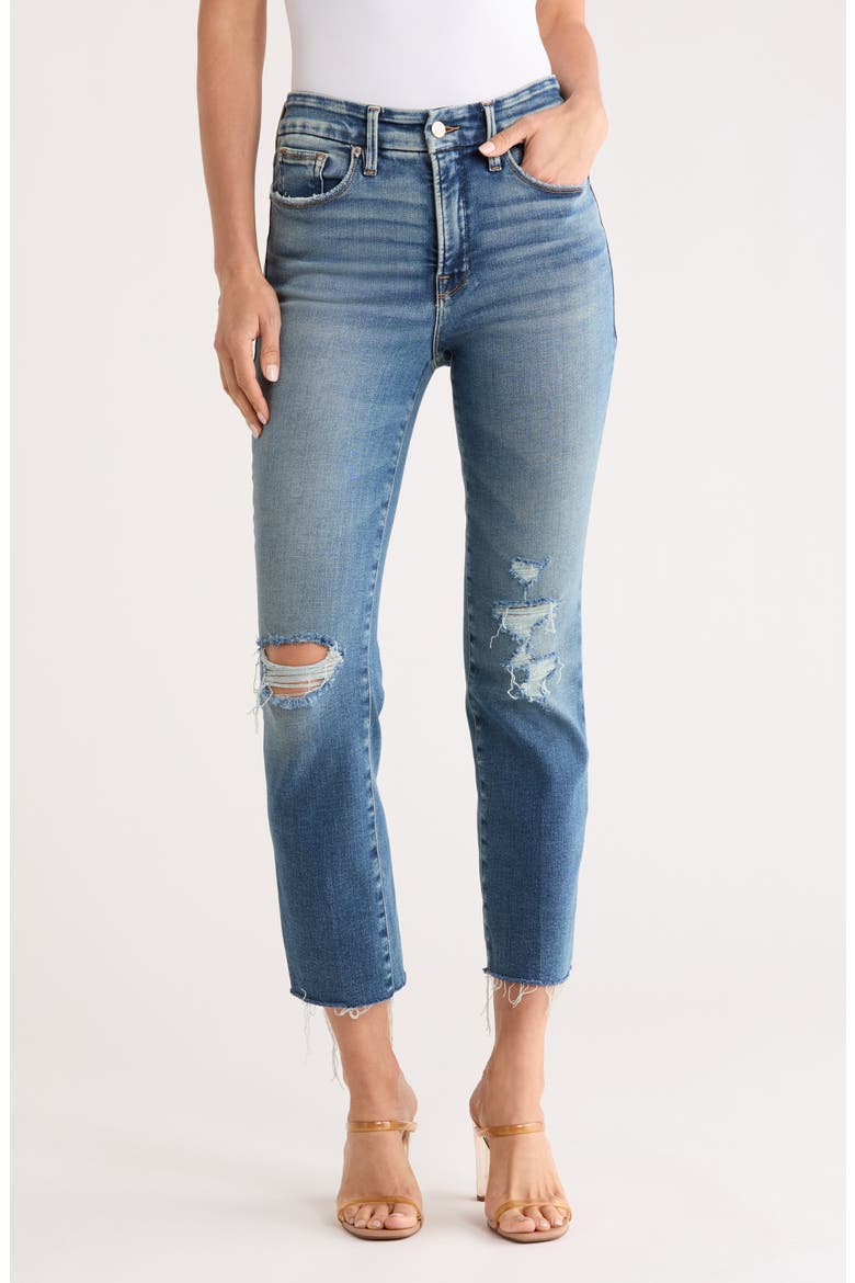 Soft Tech Good Legs Straight Leg Jeans, Main, color, INDIGO1077