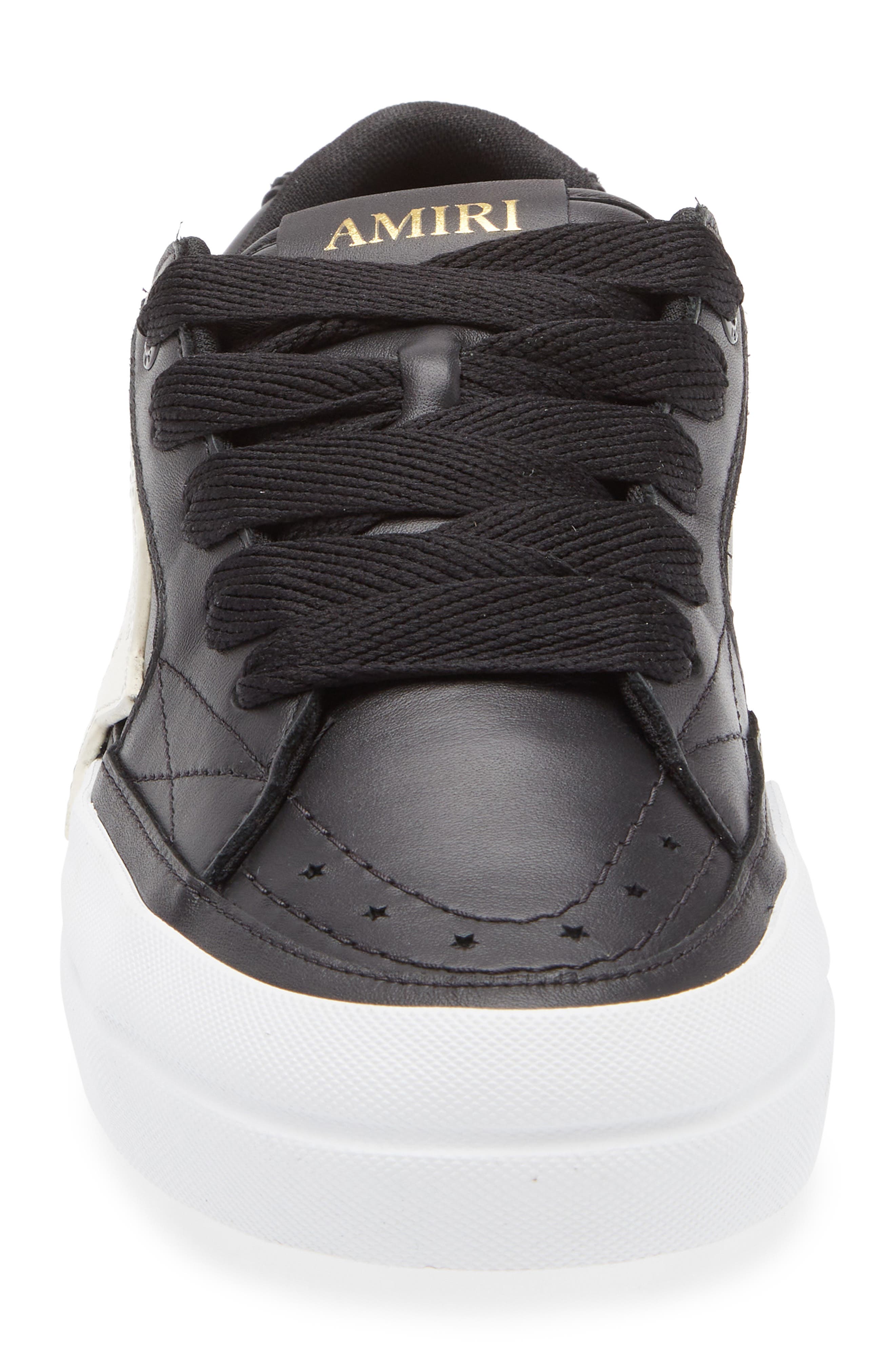 AMIRI Sunset Skate Low Top Sneaker, Alternate, color, Black